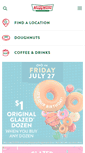 Mobile Screenshot of krispykreme.com