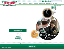 Tablet Screenshot of krispykreme.com.ph